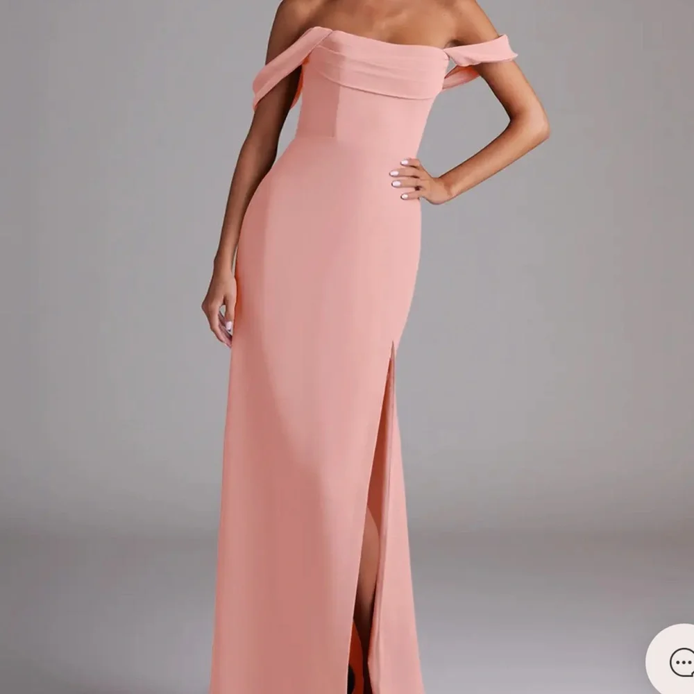 Azazie Saige Rosette Chiffon Gown - Picture 7 of 12